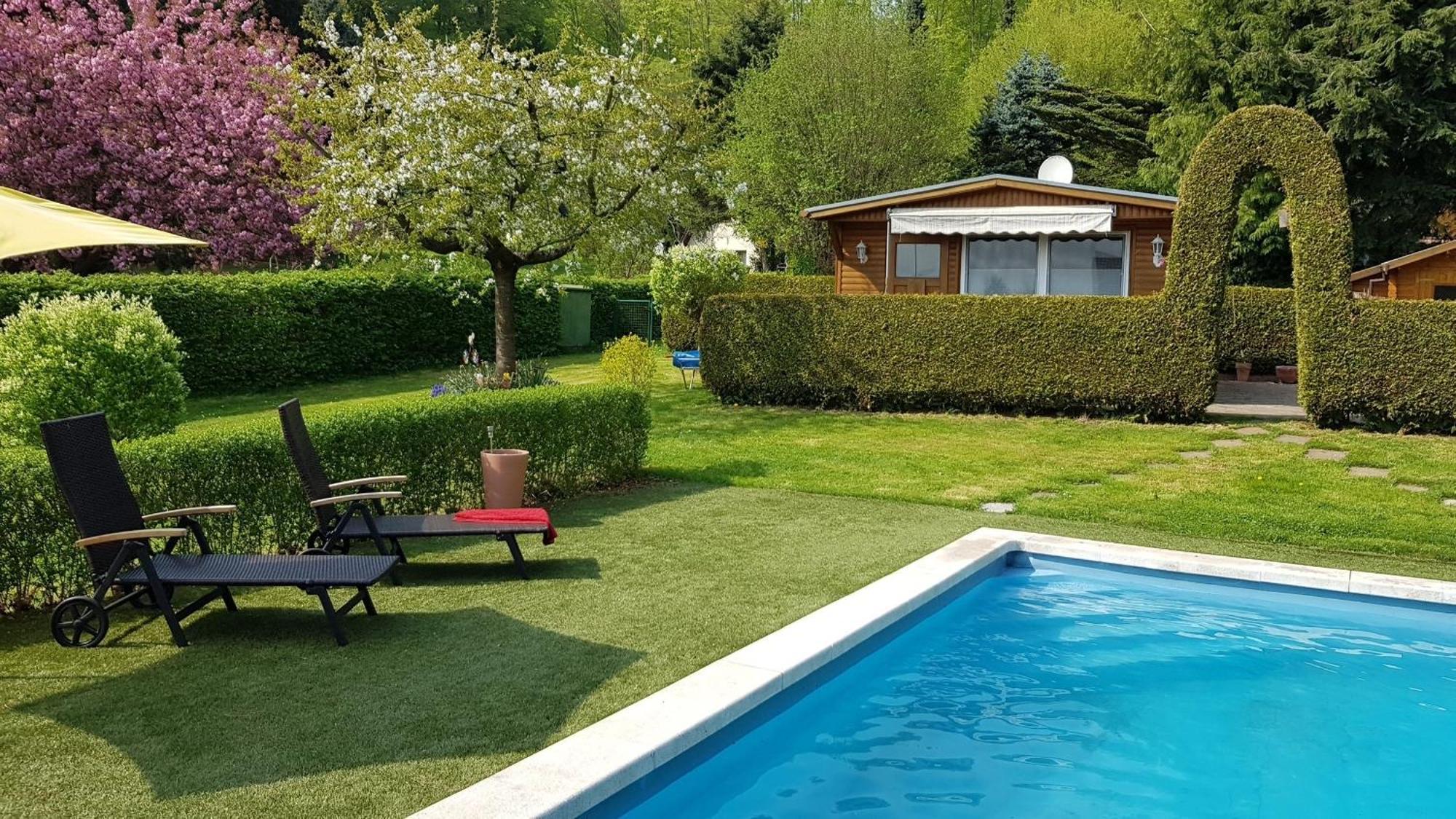 Poolhaus Im Suedharz Villa Harztor Exteriör bild